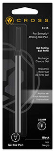 Cross Gel Rollerball Pen Refill Black Fine 0.5mm Single Pack