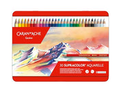 Caran d'Ache Supracolor 30 Color Pencils Metal Box