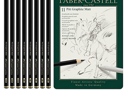 Faber-Castell Pitt Graphite Matt Set Tin of 11