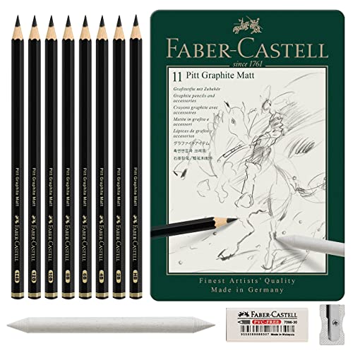 Faber-Castell Pitt Graphite Matt Set Tin of 11