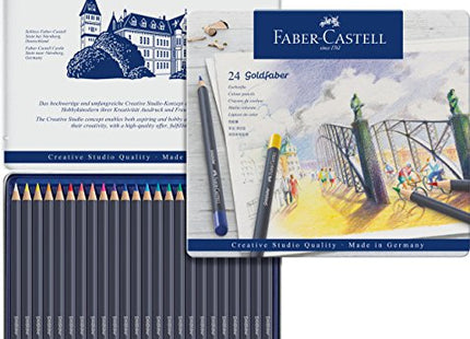 Faber-Castell Goldfaber Colour Pencil Tin of 24