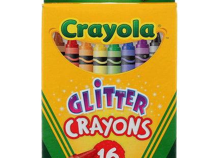 Crayola Glitter Crayons Assorted Colors 16 Count
