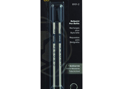 Cross Ballpoint Pen Refill Black Broad Dual Pack