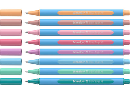 Schneider Ballpoint pen Slider Edge XB Box 8 pieces Pastel