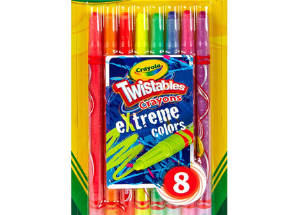 Crayola Twistables Crayons 8 Neon Colors