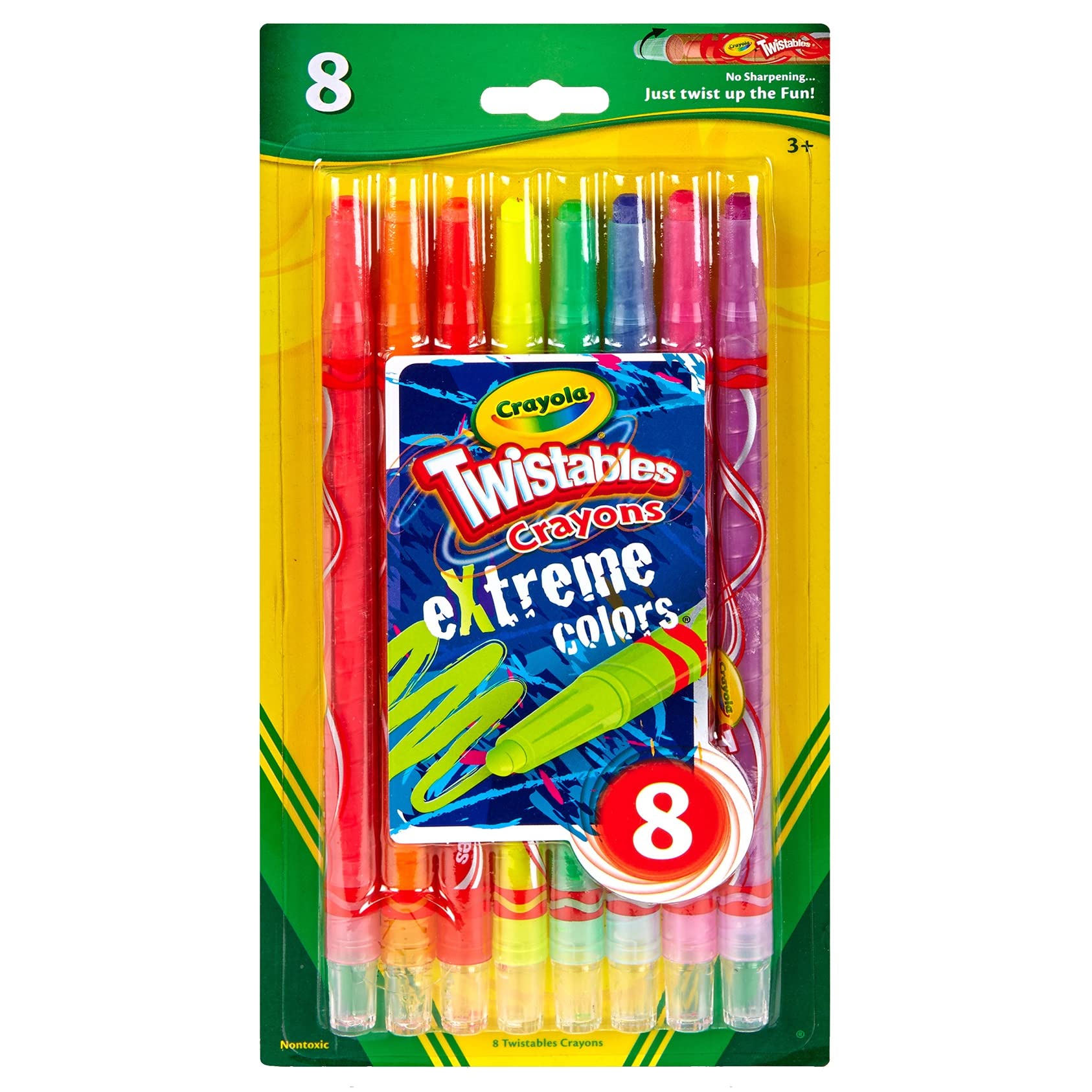 Crayola Twistables Crayons 8 Neon Colors
