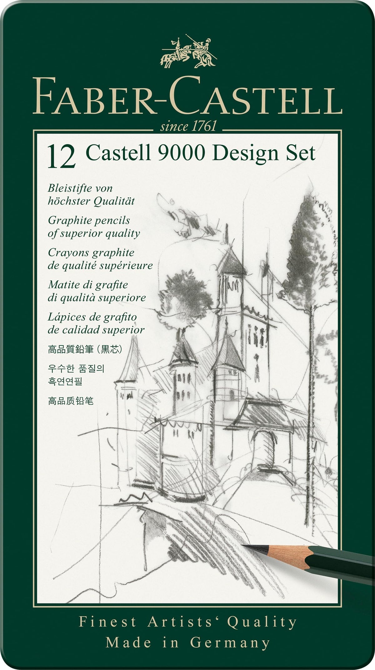 Faber-Castell Castell 9000 Graphite Pencil Design Set