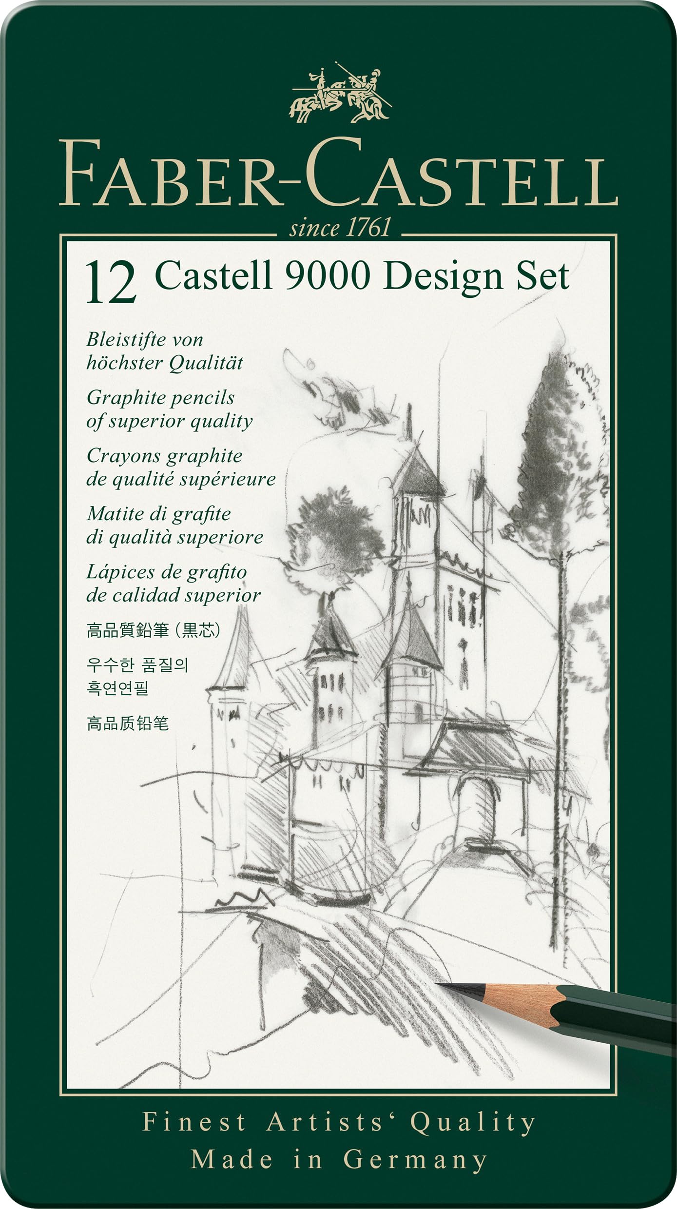 Faber-Castell Castell 9000 Graphite Pencil Design Set