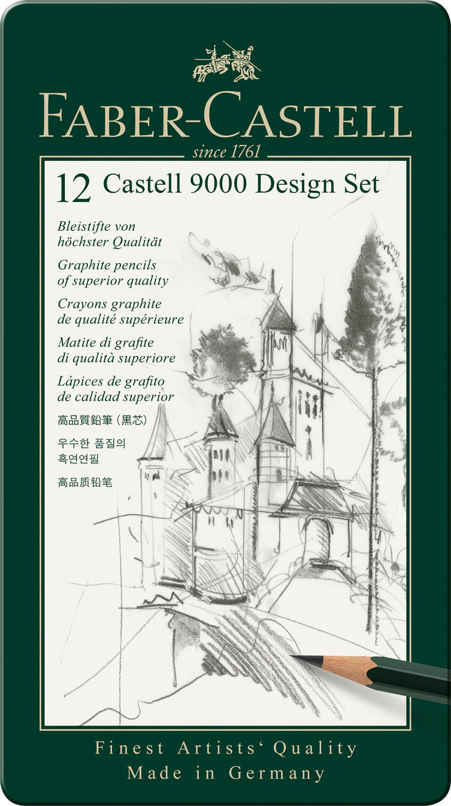 Faber-Castell Castell 9000 Graphite Pencil Design Set