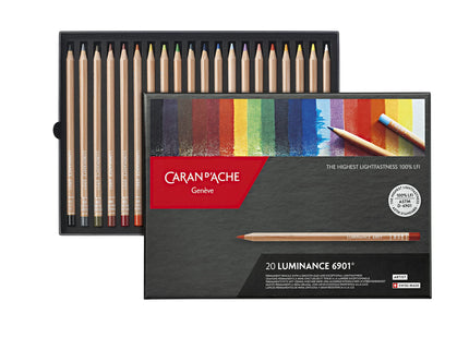 Caran d'Ache Luminance 6901 20 Color Pencils