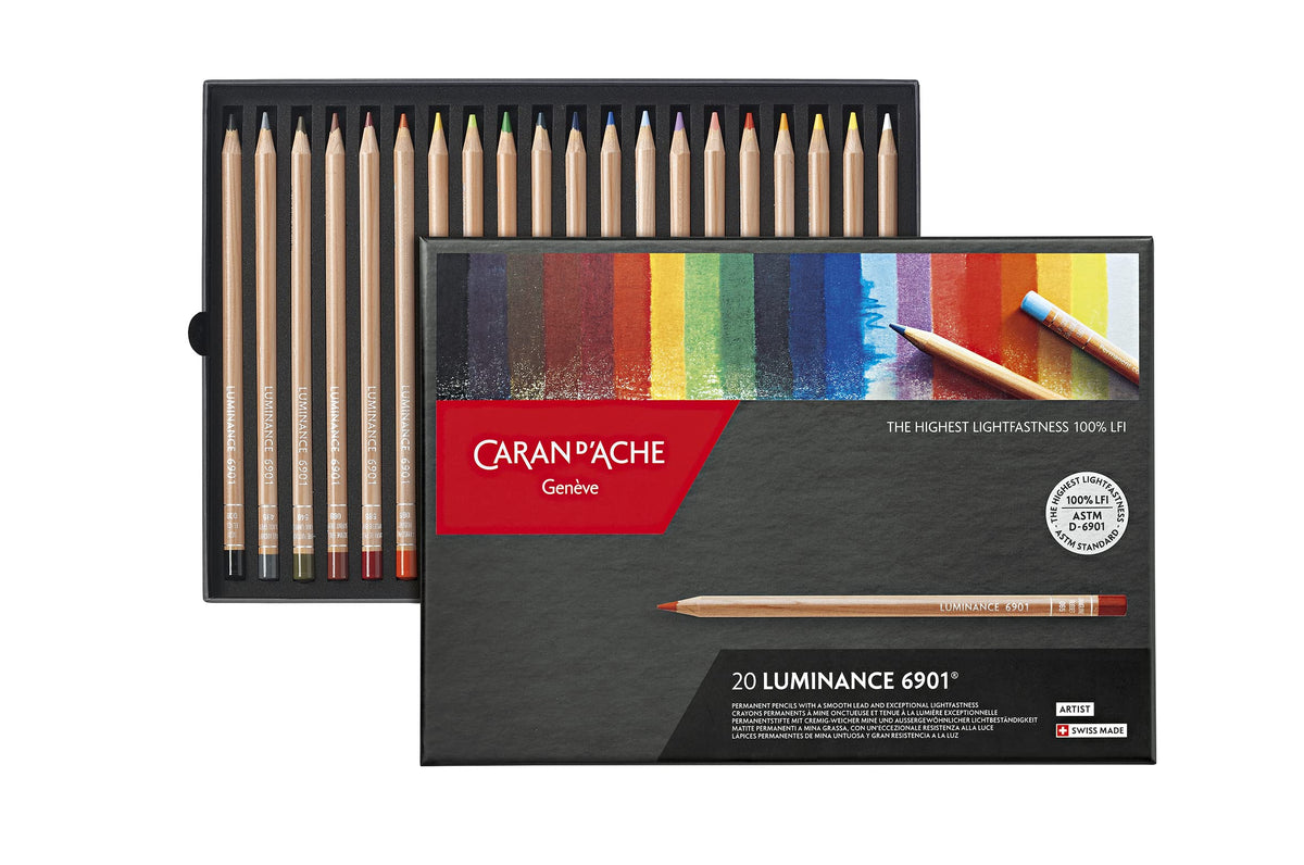 Caran d'Ache Luminance 6901 20 Color Pencils