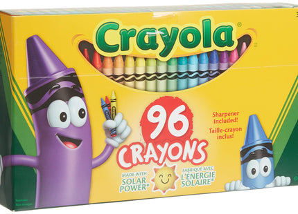 Crayola Classic Color Crayons in Flip-Top Pack with Sharpener 96 Count