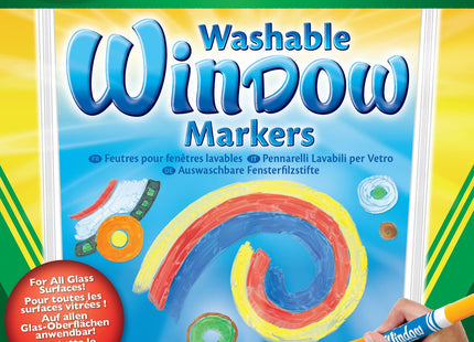 Crayola Washable Window Markers 8 Count