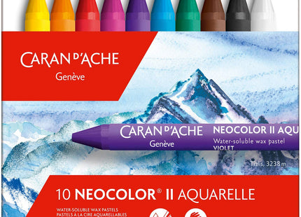 Caran d'Ache Neocolor II 10 Pastels Metal Box
