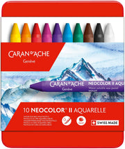 Caran d'Ache Neocolor II 10 Pastels Metal Box