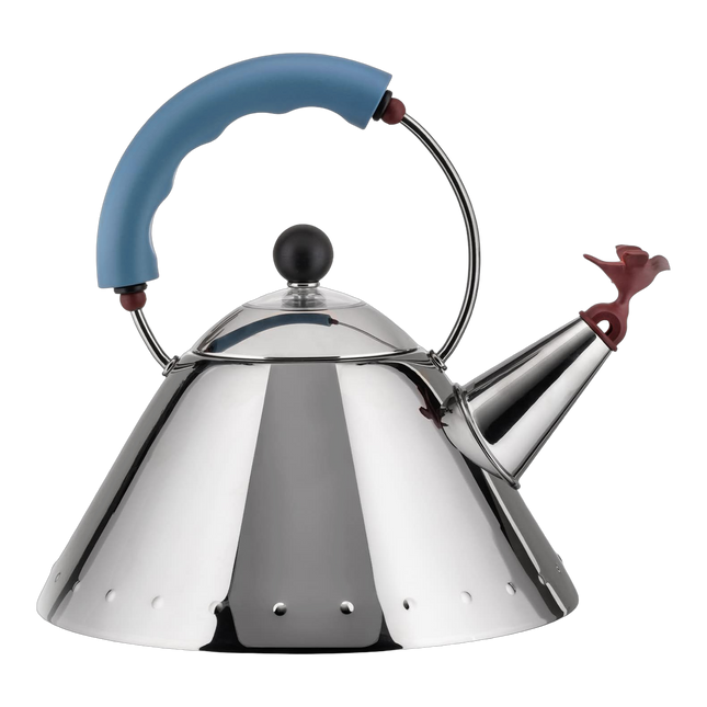 Alessi 9093 Kettle with Bird Whistle by Michael Graves
