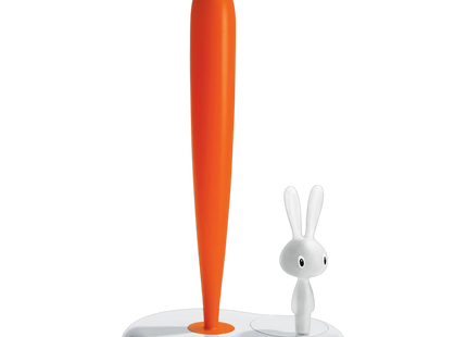 Alessi Bunny and Carrot Kitchen Roll Holder White