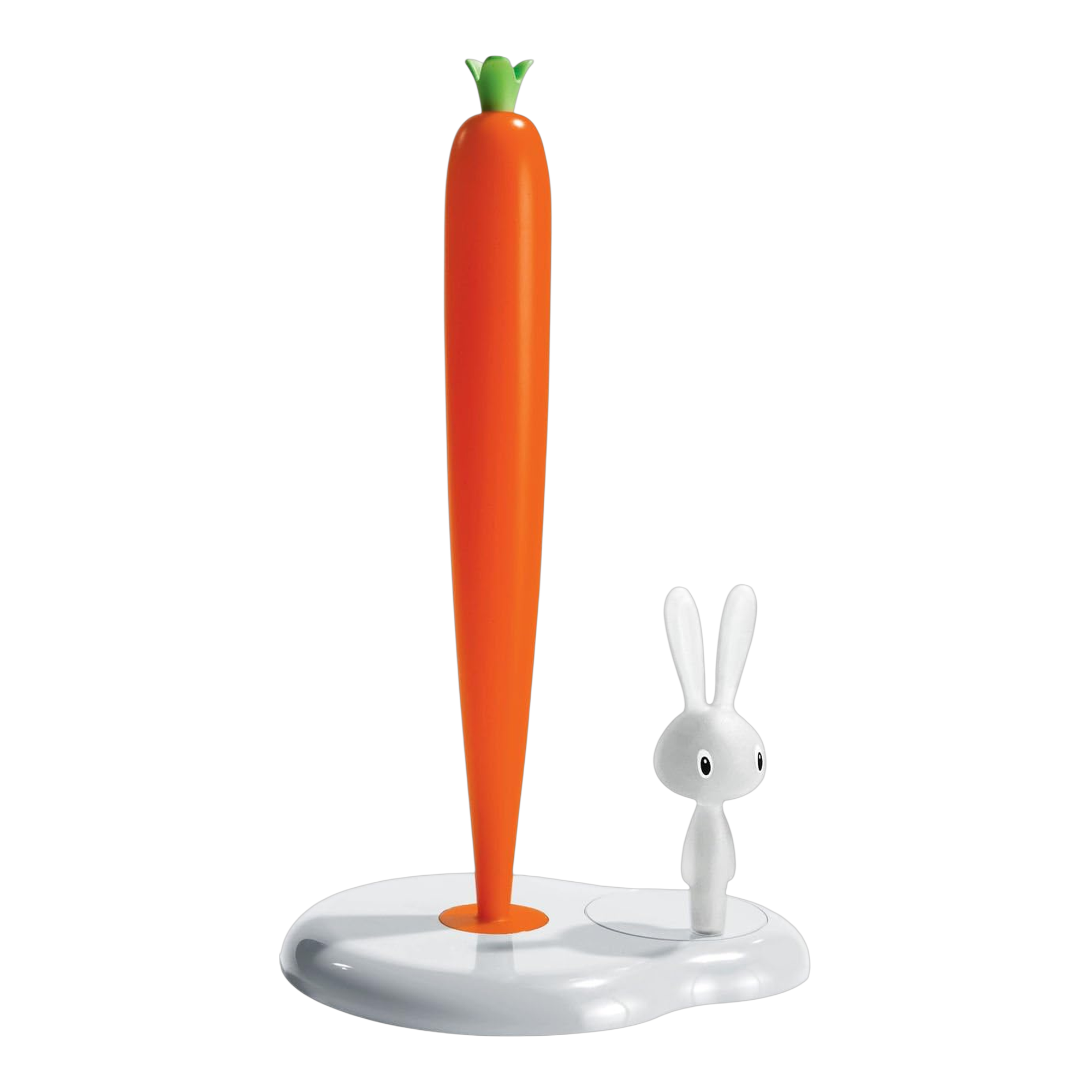 Alessi Bunny and Carrot Kitchen Roll Holder White