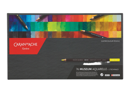 Caran d'Ache Museum Aquarelle 76 Plus 2 Colors