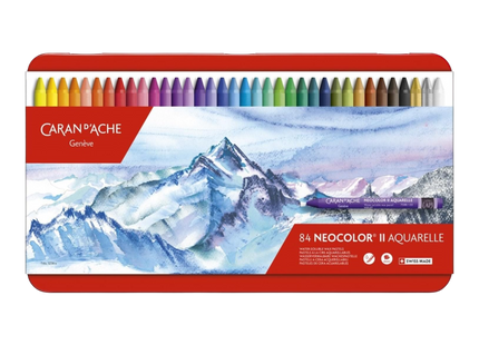 Caran d'Ache Neocolor II 84 Pastels Metal Box