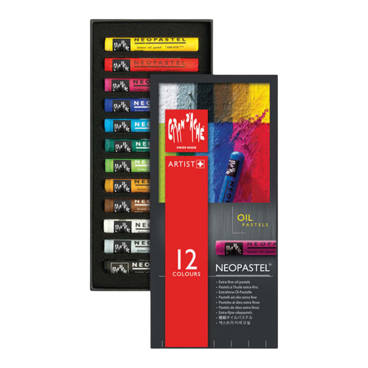 Caran d'Ache Neopastel 12 Pastels Box