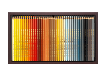 Caran d'Ache Supracolor 120 Color Pencils Wooden Box