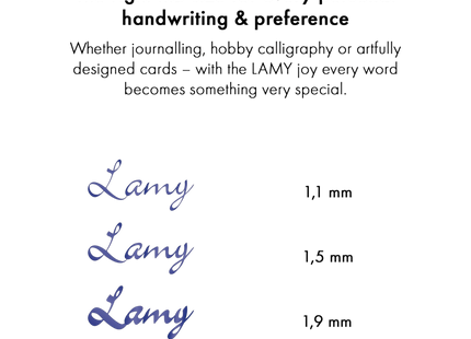 Lamy Joy Fountain Pen