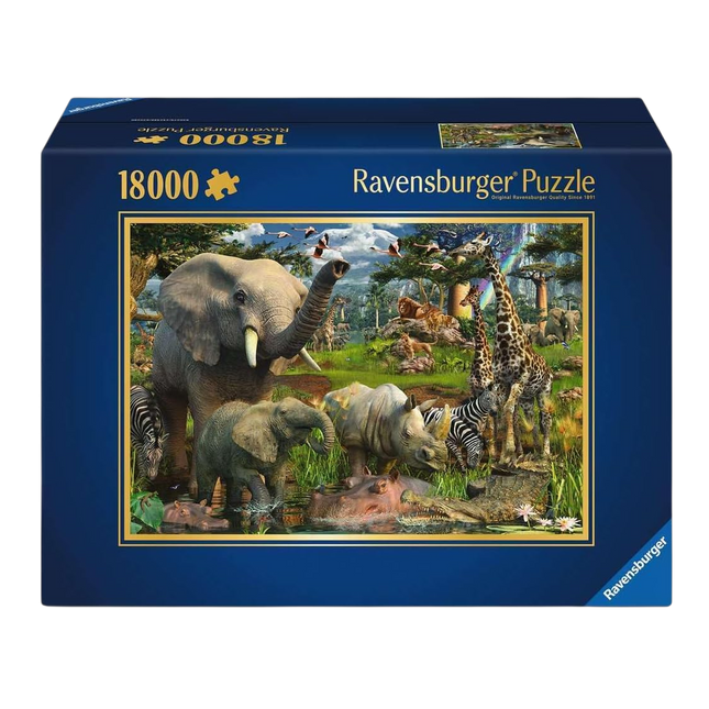 Ravensburger At the Waterhole 18000 Piece Puzzle