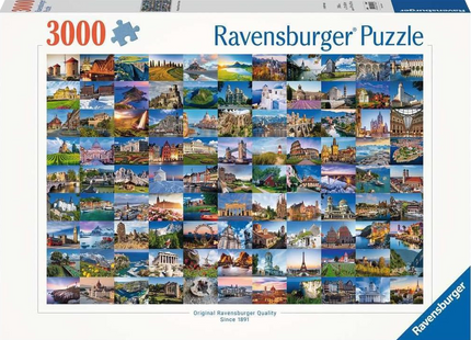 Ravensburger 99 Beautiful Places of Europe 3000 Piece Puzzle