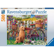 Ravensburger Cute Dogs in the Garden 500 Piece Puzzle