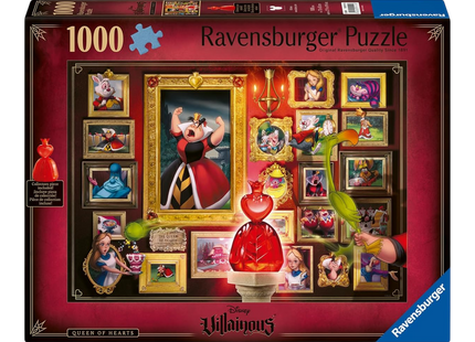 Ravensburger Disney Villainous Queen of Hearts 1000 Piece Puzzle