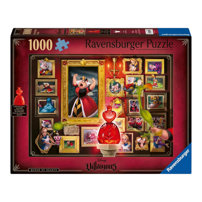 Ravensburger Disney Villainous Queen of Hearts 1000 Piece Puzzle
