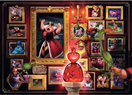 Ravensburger Disney Villainous Queen of Hearts 1000 Piece Puzzle