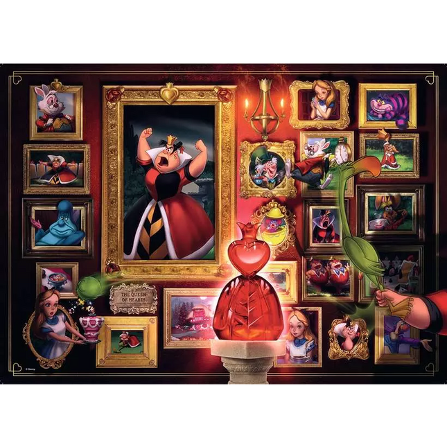 Ravensburger Disney Villainous Queen of Hearts 1000 Piece Puzzle