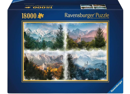 Ravensburger Neuschwanstein Castle Through the Seasons 18000 Piece Puzzle