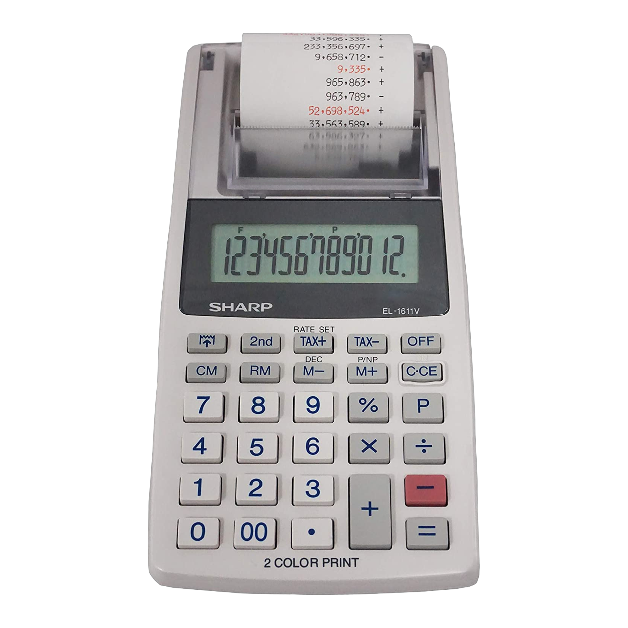 Sharp EL-1611V Handheld Printing Calculator
