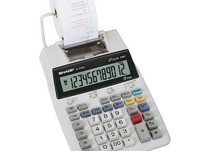 Sharp EL-1750V 12-Digit Printing Calculator