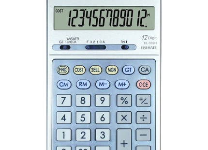 Sharp EL-339HB 12-Digit Desktop Calculator