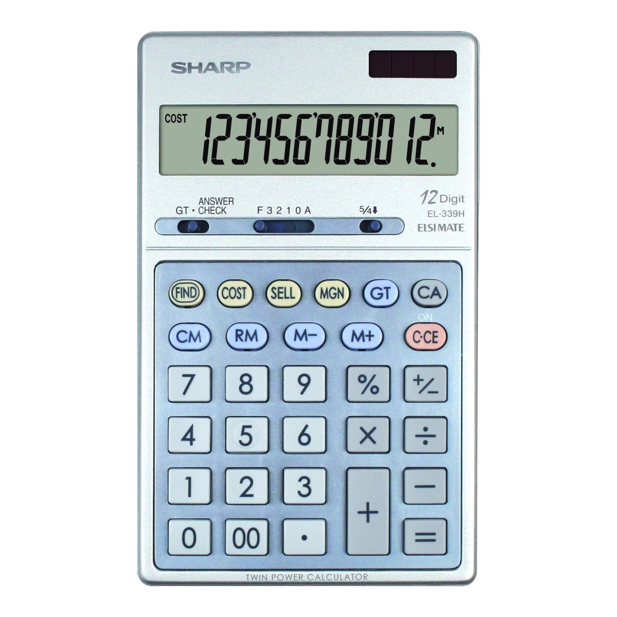 Sharp EL-339HB 12-Digit Desktop Calculator